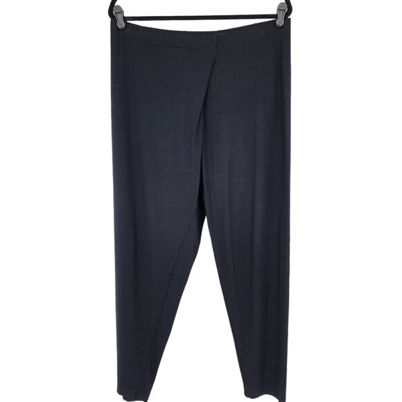 Eileen Fisher System Asymmetrical Front High Rise Pull On Pants Size Medium - Picture 1 of 4